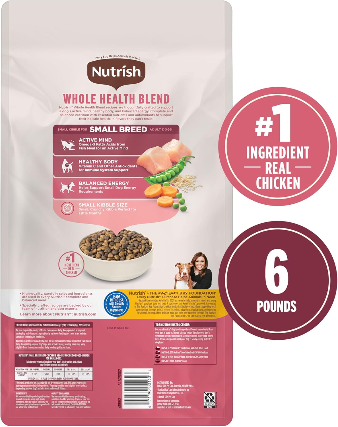 Little Bites Small Breed Dry Dog Food – Chicken & Veggies