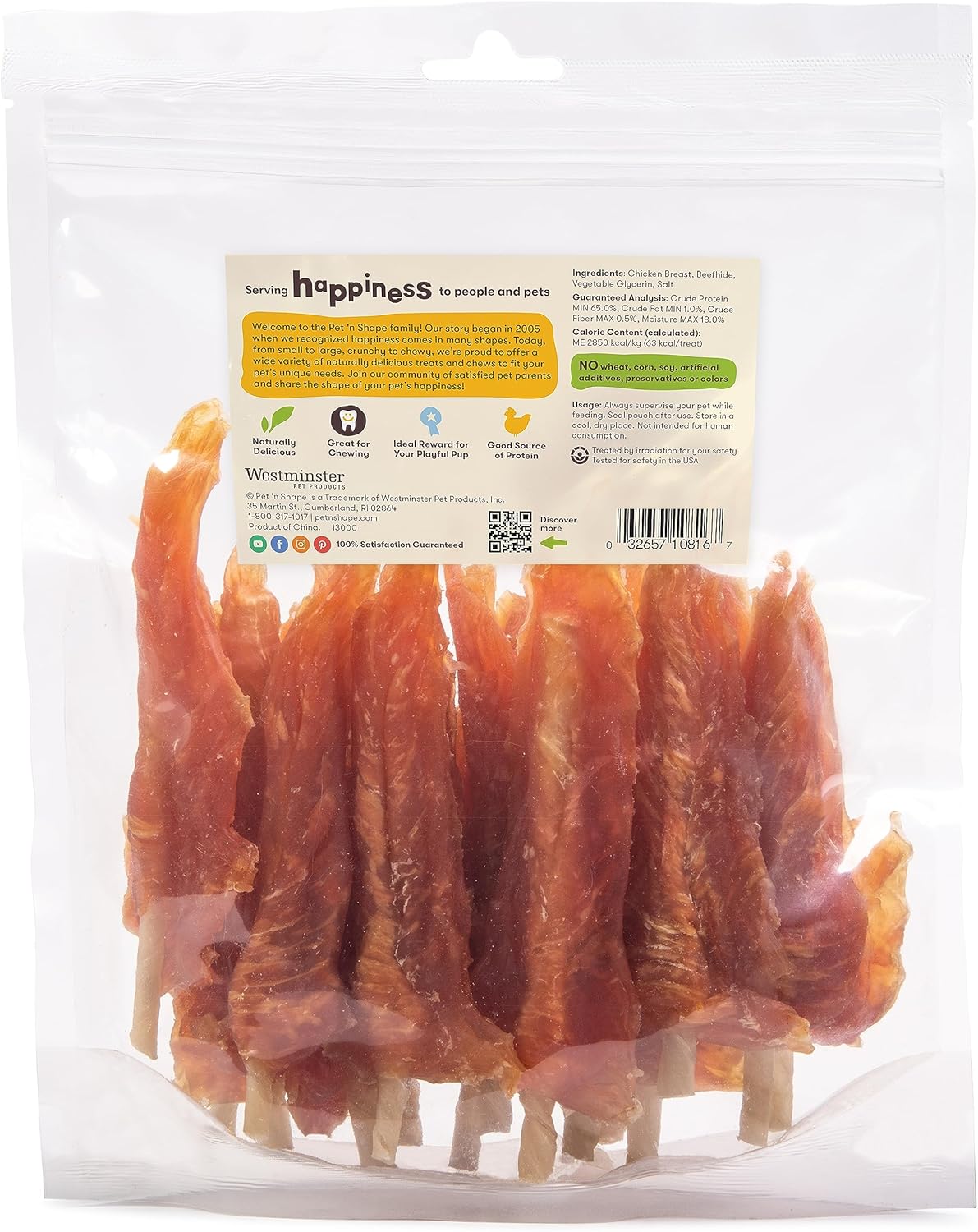 Chik ’n Skewers – Chicken-Wrapped Rawhide Dog Chews