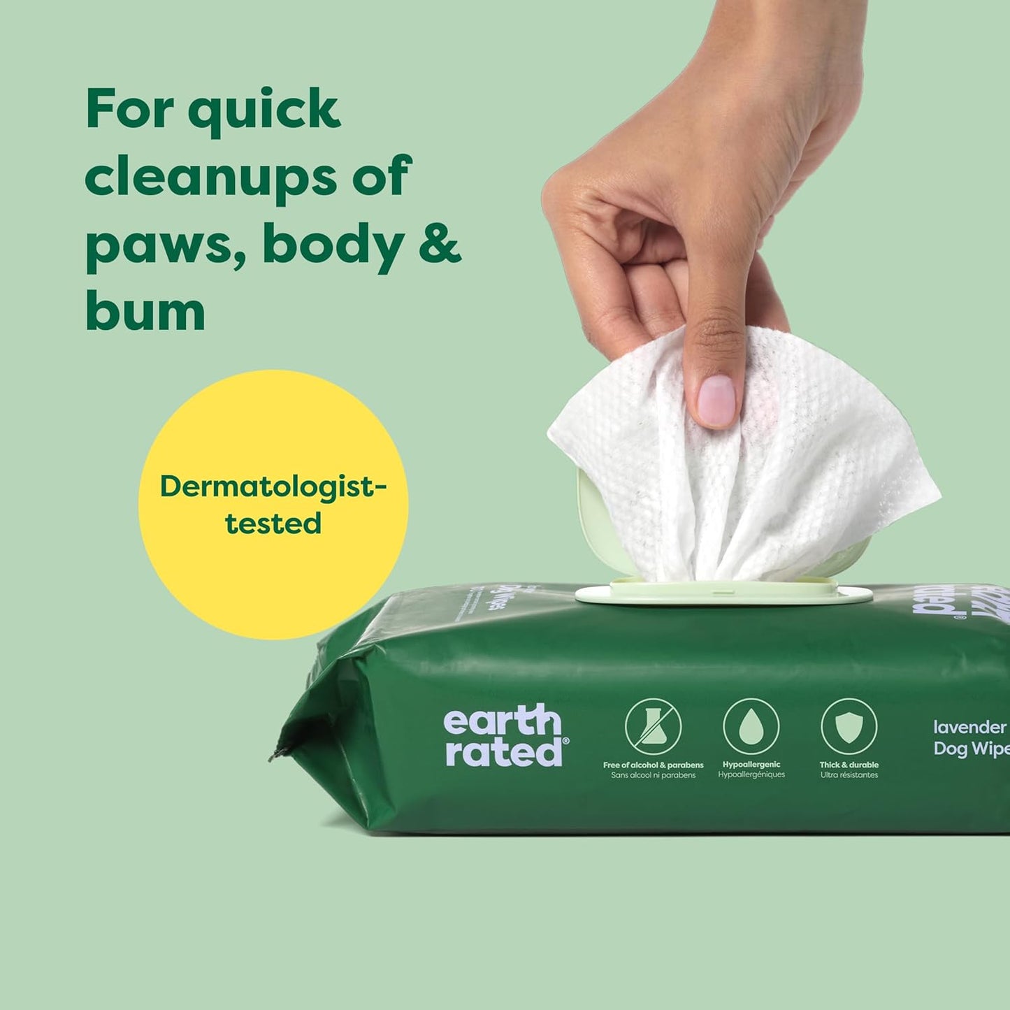 USDA-Certified Hypoallergenic Pet Wipes