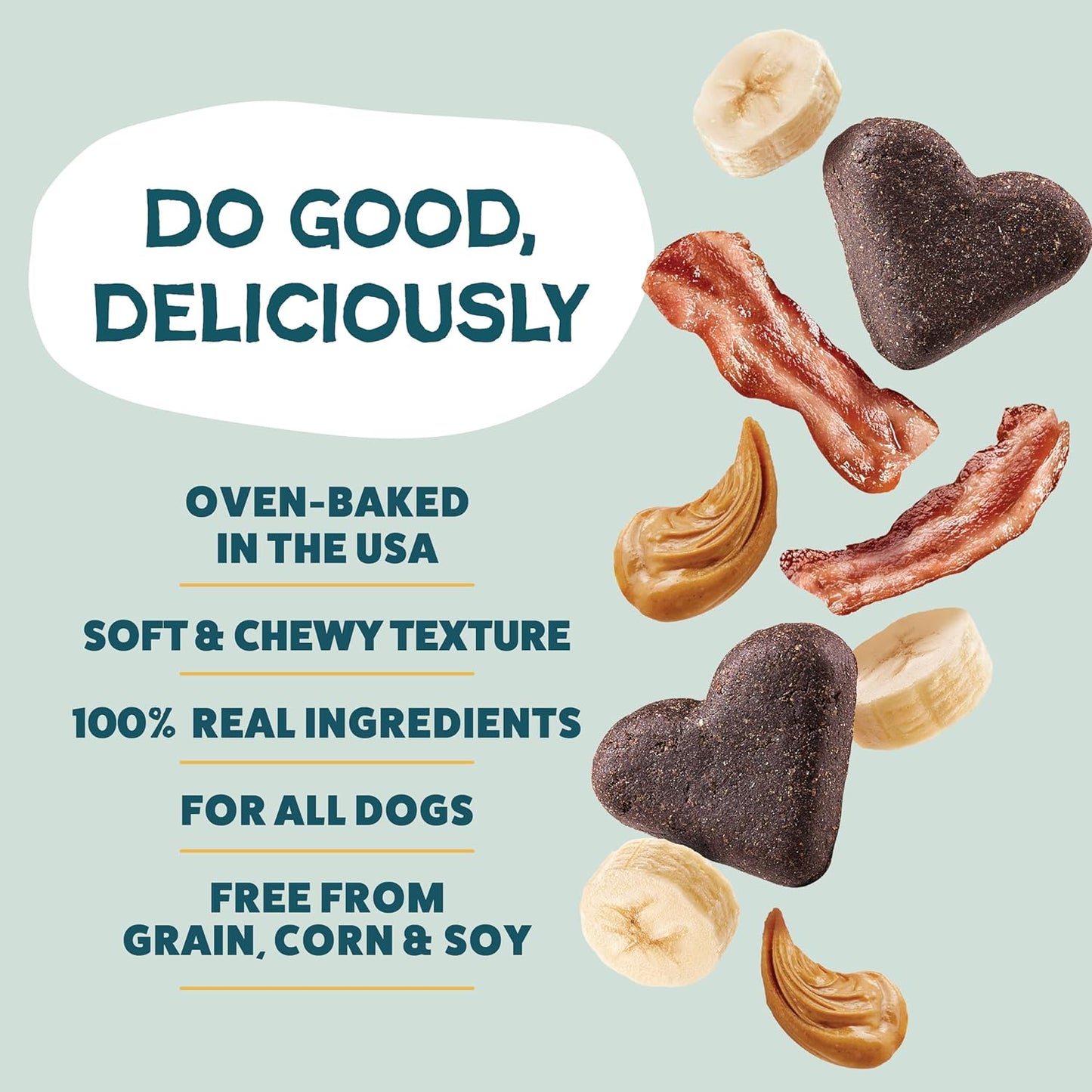 Pets Bananas for Bacon Soft-Baked Dog Treats