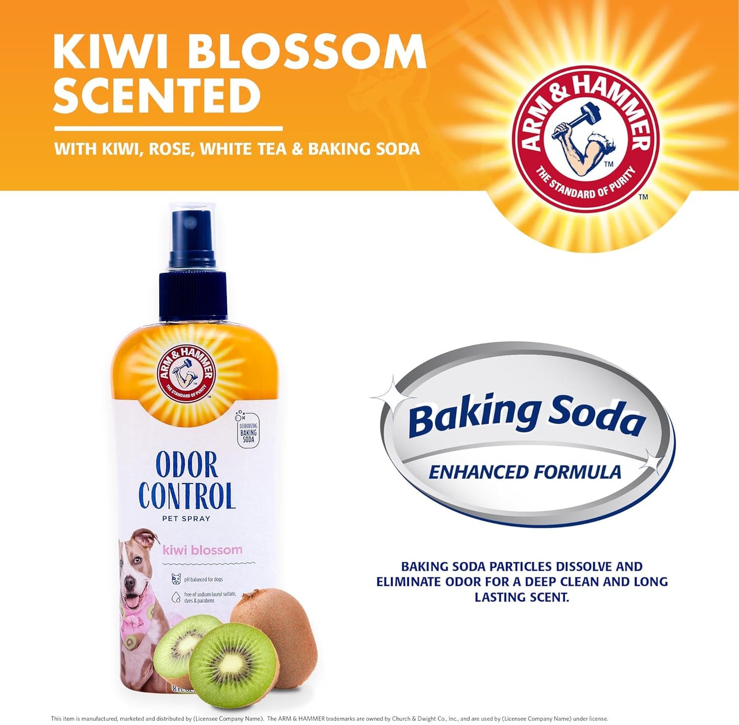 Super Deodorizing Doggy Dry Shampoo Spray – Fresh Kiwi Blossom