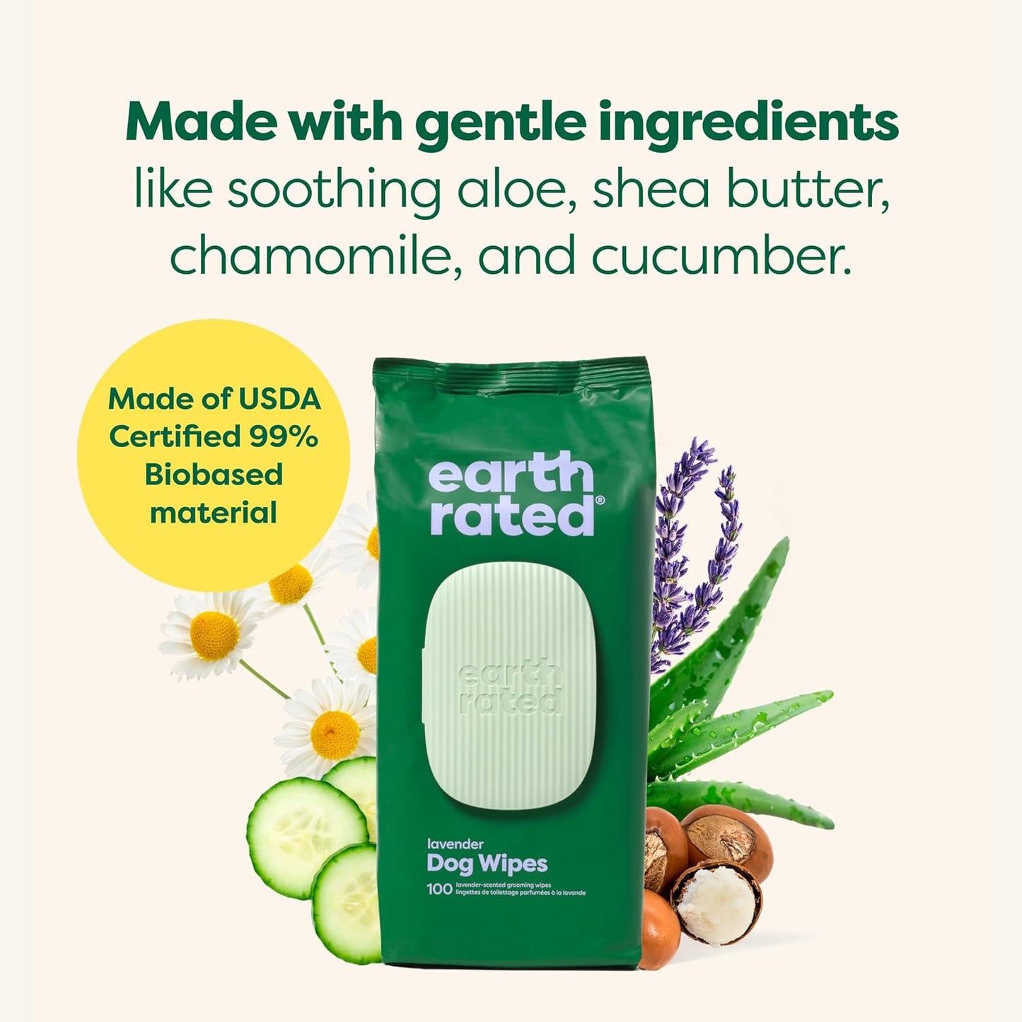 USDA-Certified Hypoallergenic Pet Wipes