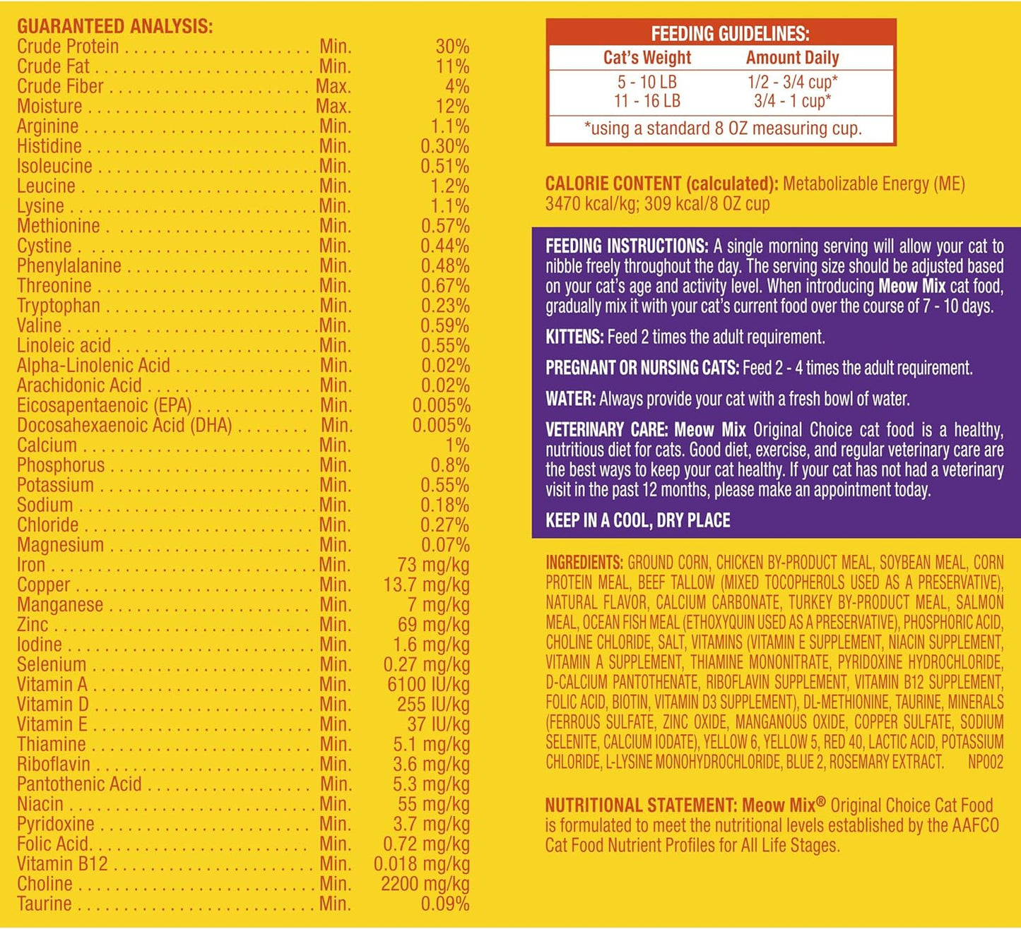 Original Choice Dry Cat Food