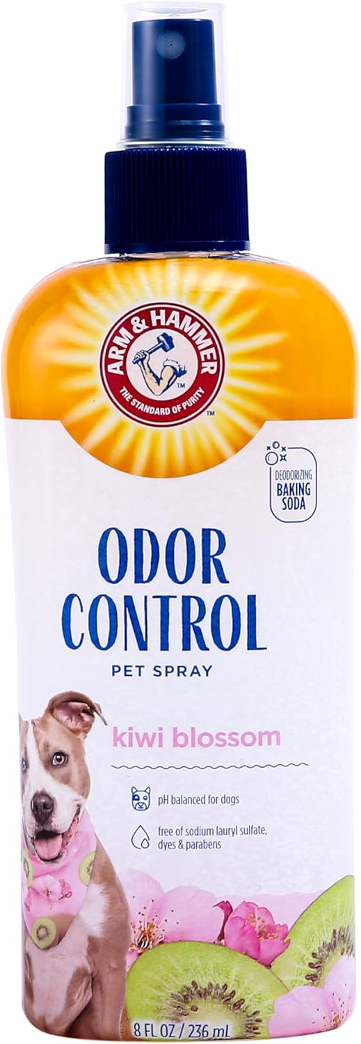 Super Deodorizing Doggy Dry Shampoo Spray – Fresh Kiwi Blossom